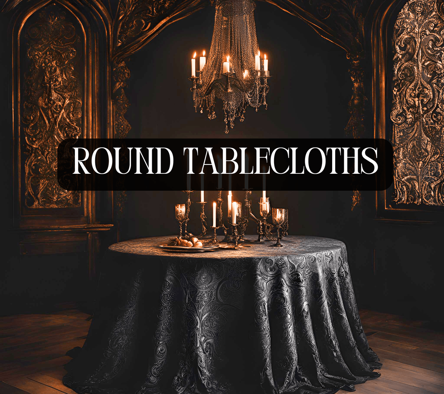 Round Tablecloth - FireflyBazaarTX