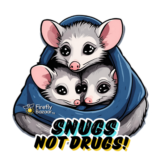 Snugs not Drugs Stickers - FireflyBazaarTX