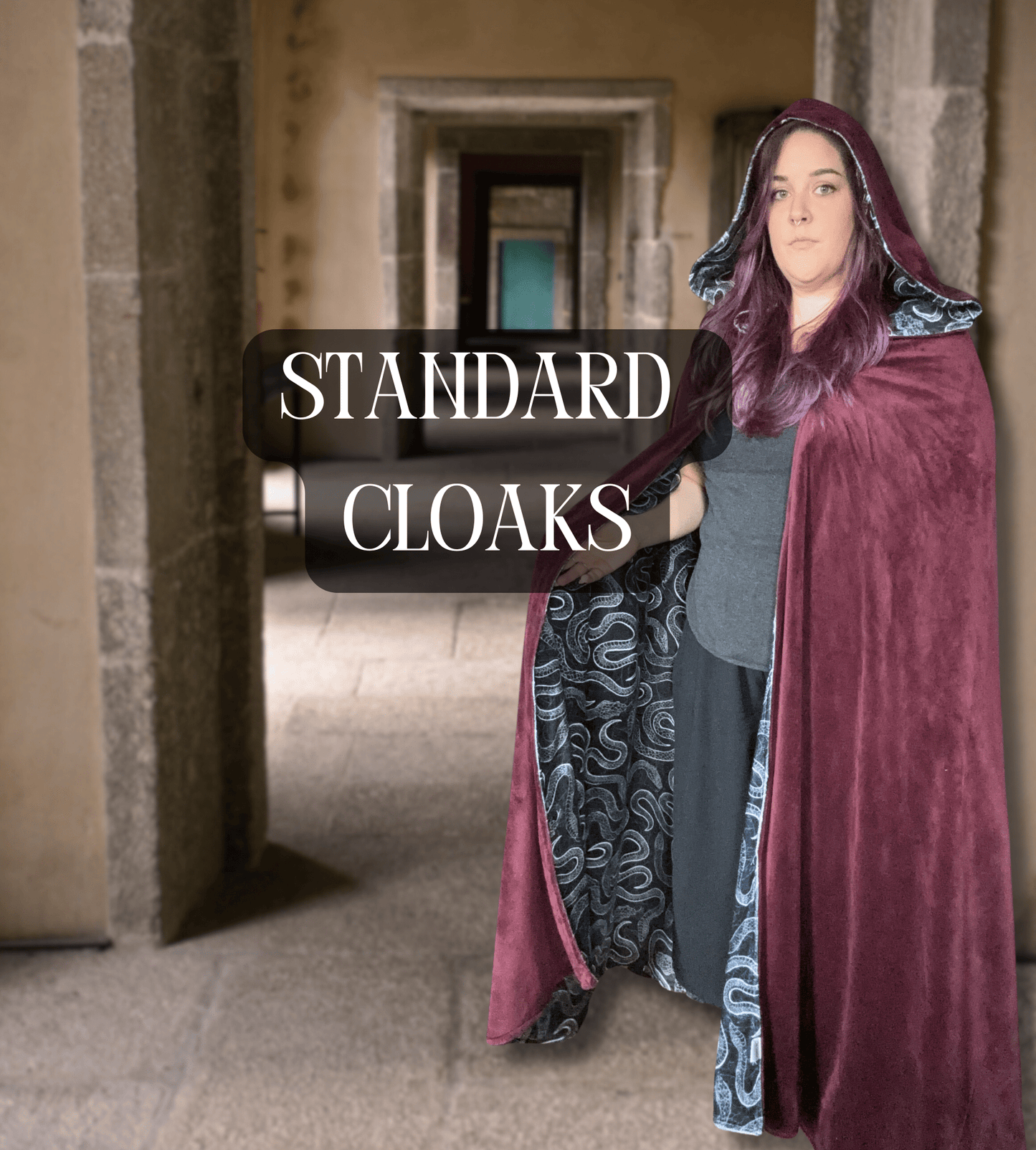 Standard Minky Cloak - Customizable Hooded Cape - FireflyBazaarTX