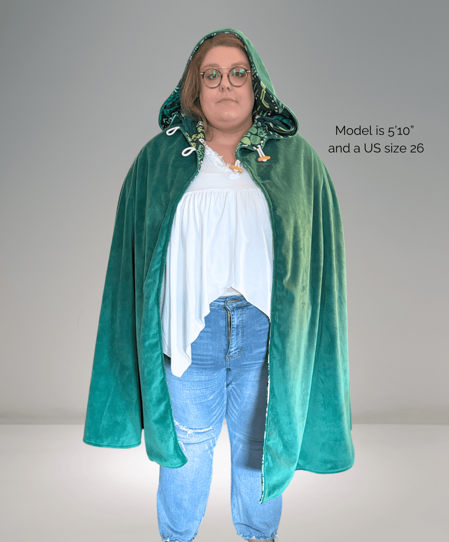Standard Minky Cloak - Customizable Hooded Cape - FireflyBazaarTX