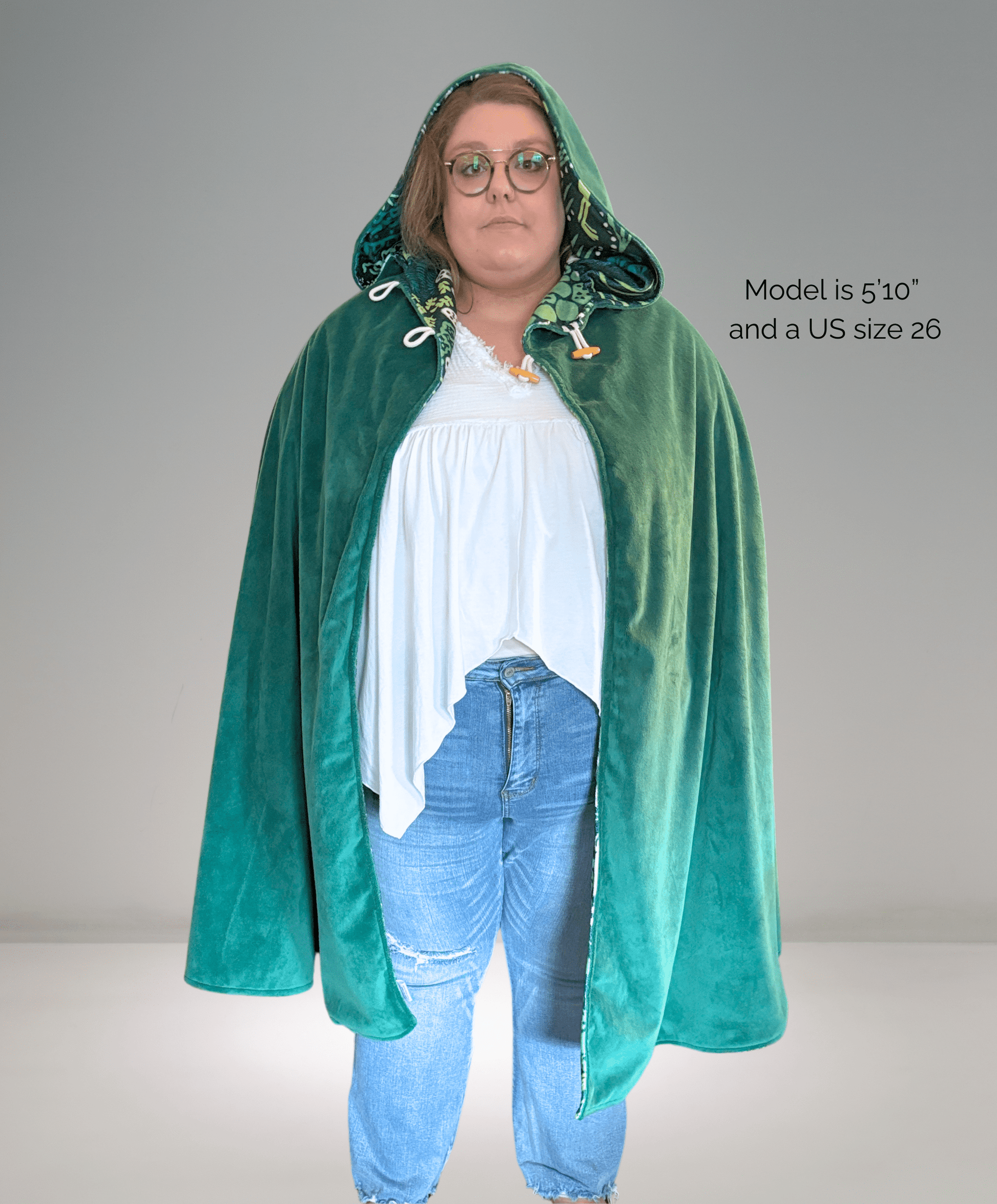Standard Minky Cloak - Customizable Hooded Cape - FireflyBazaarTX