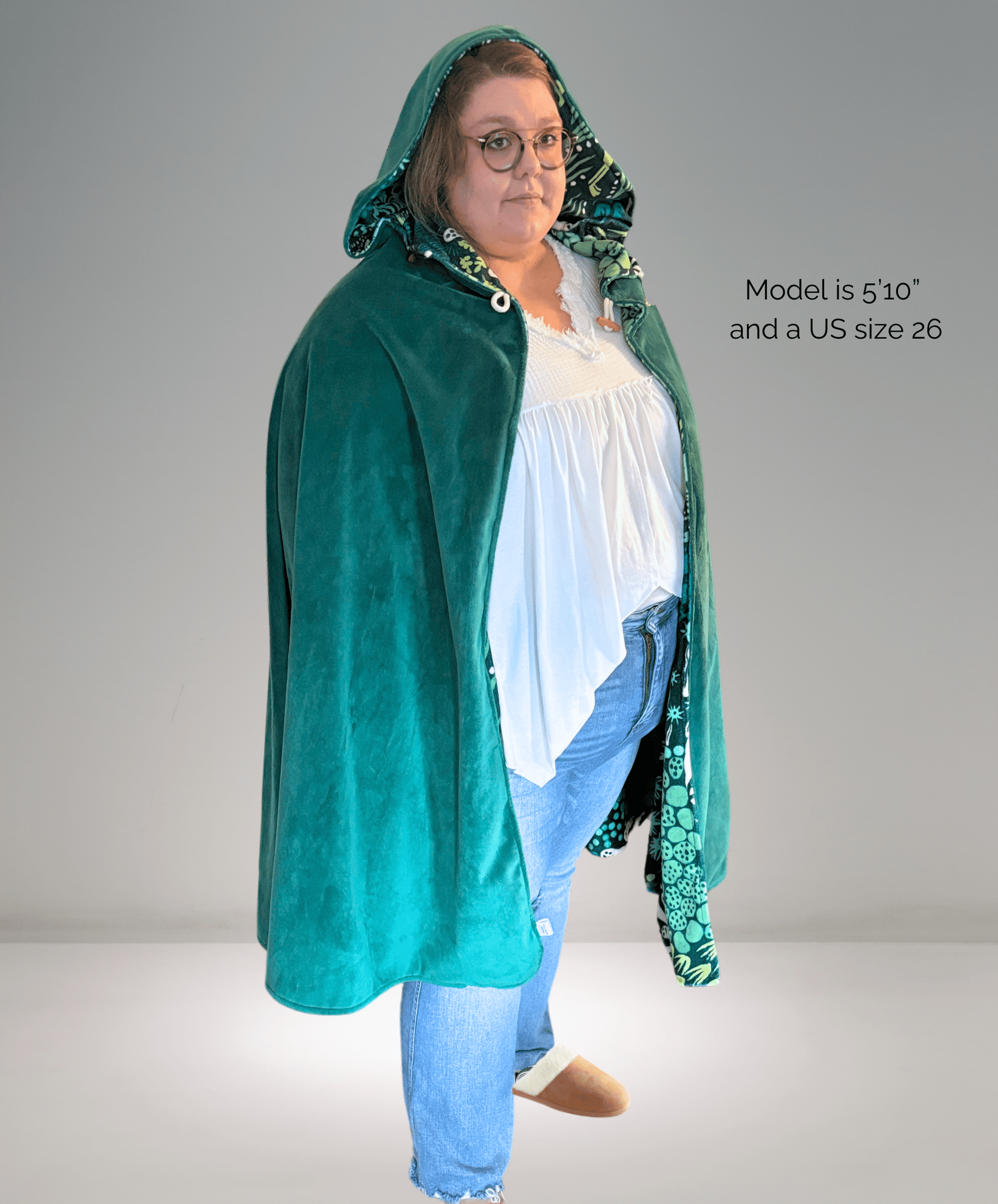 Standard Minky Cloak - Customizable Hooded Cape - FireflyBazaarTX