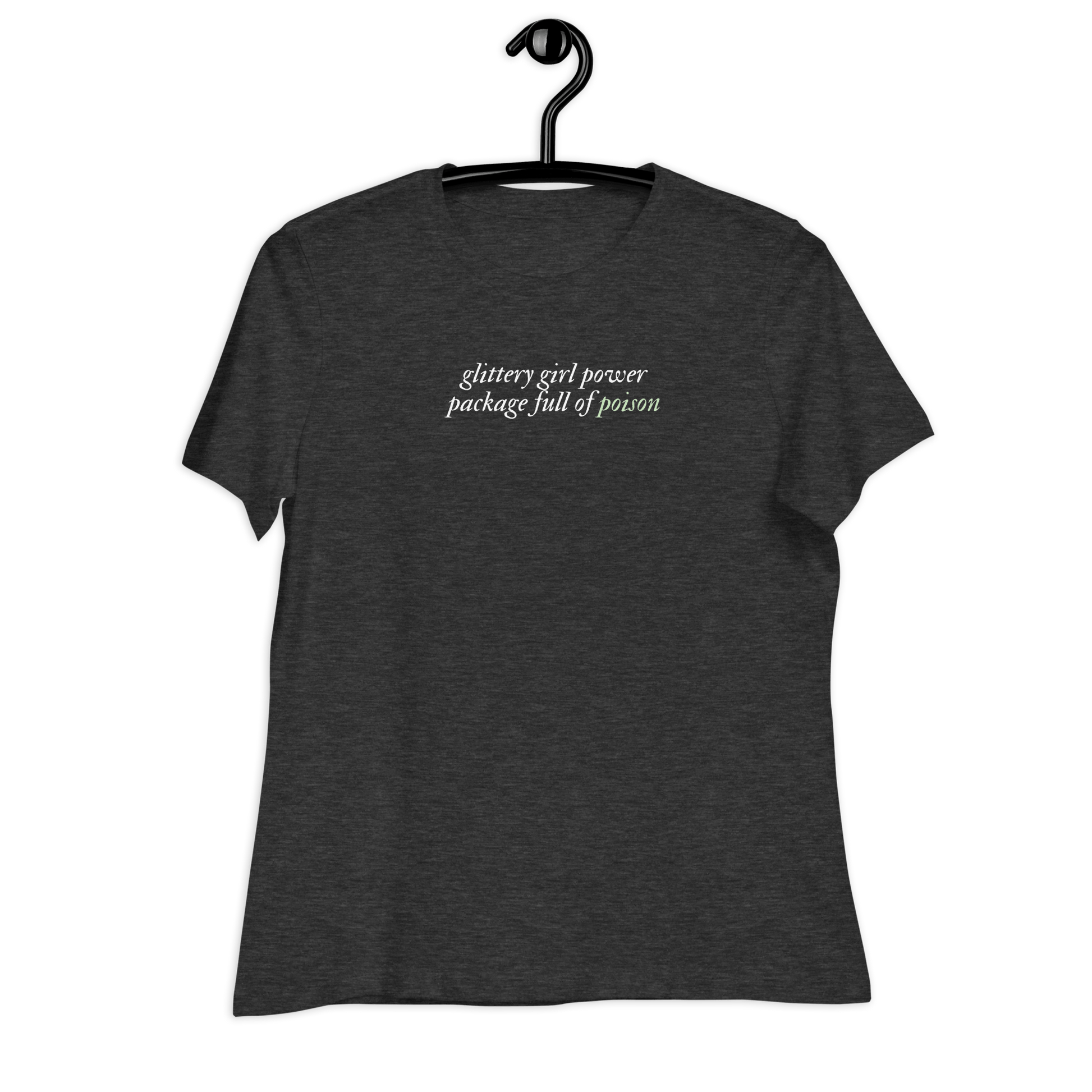 TS Glittery Poison Tee - FireflyBazaarTX