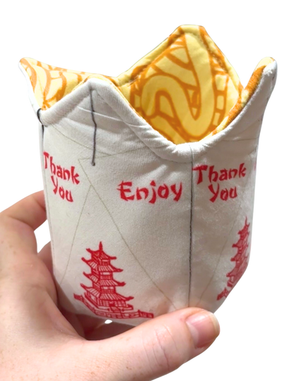 Drink Holder - Insulated Cotton Sleeve for Cups or Ice Cream Pints