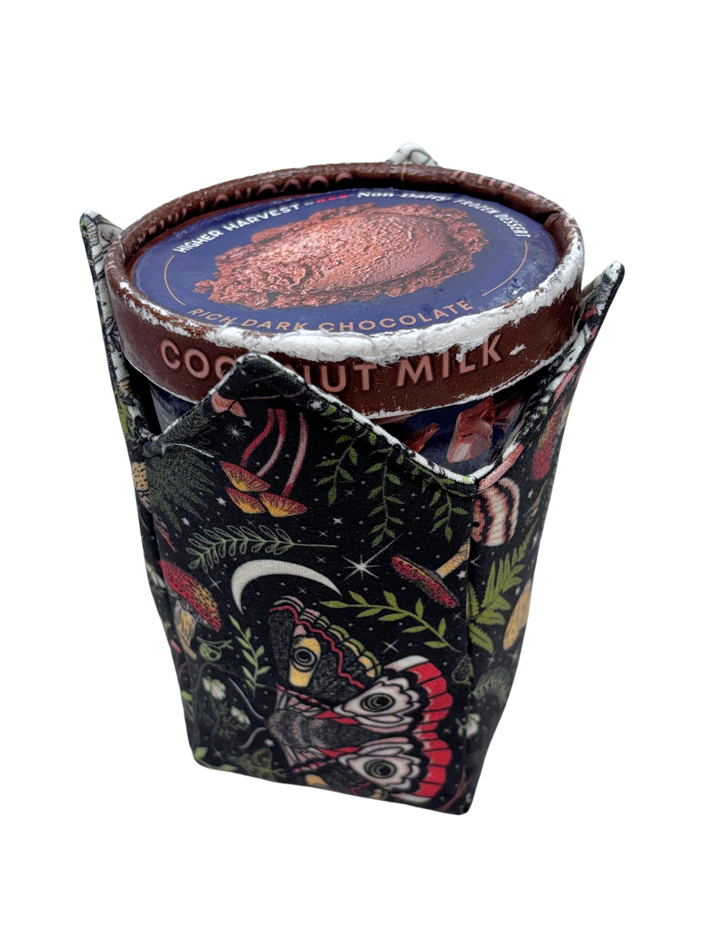 Drink Holder - Insulated Cotton Sleeve for Cups or Ice Cream Pints