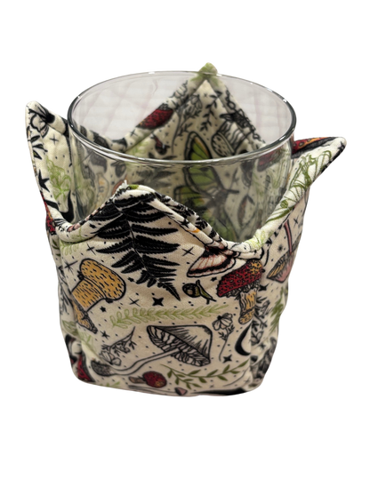 Drink Holder - Insulated Cotton Sleeve for Cups or Ice Cream Pints
