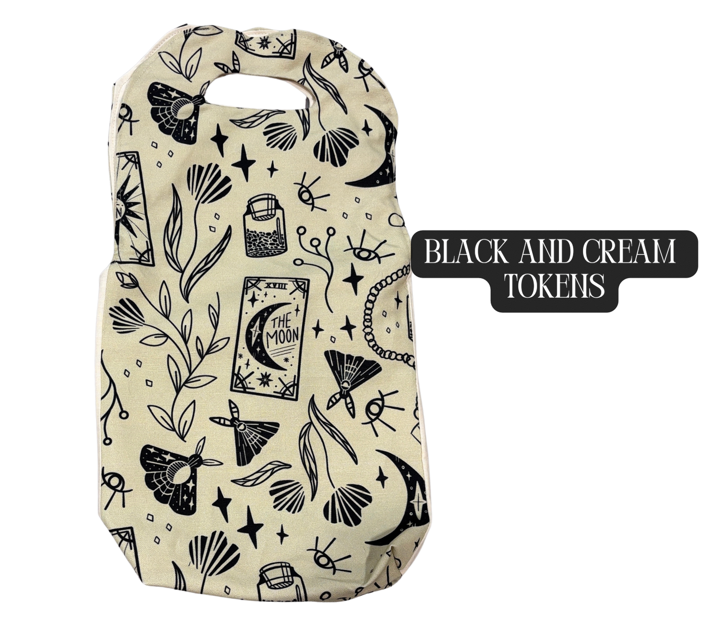 Wine Bags - Handmade, Double Bottle Size, Cotton and Linen Blend, Muslin Liner