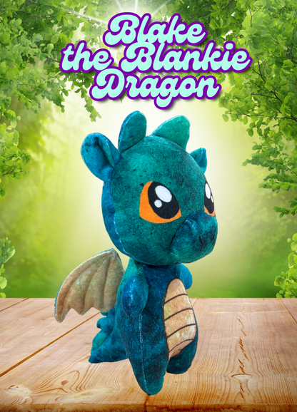 Blake the Blankie Dragon - Ready-Made Plushies