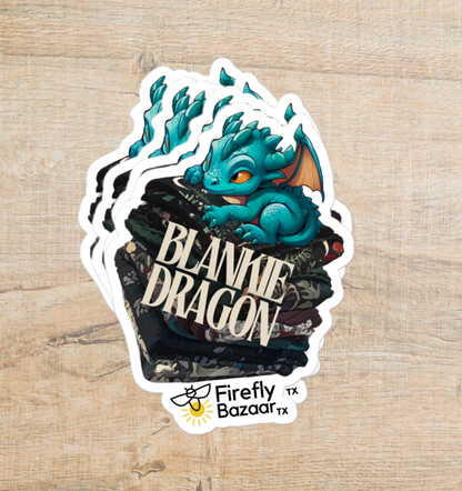 Blankie Dragon Vinyl Sticker