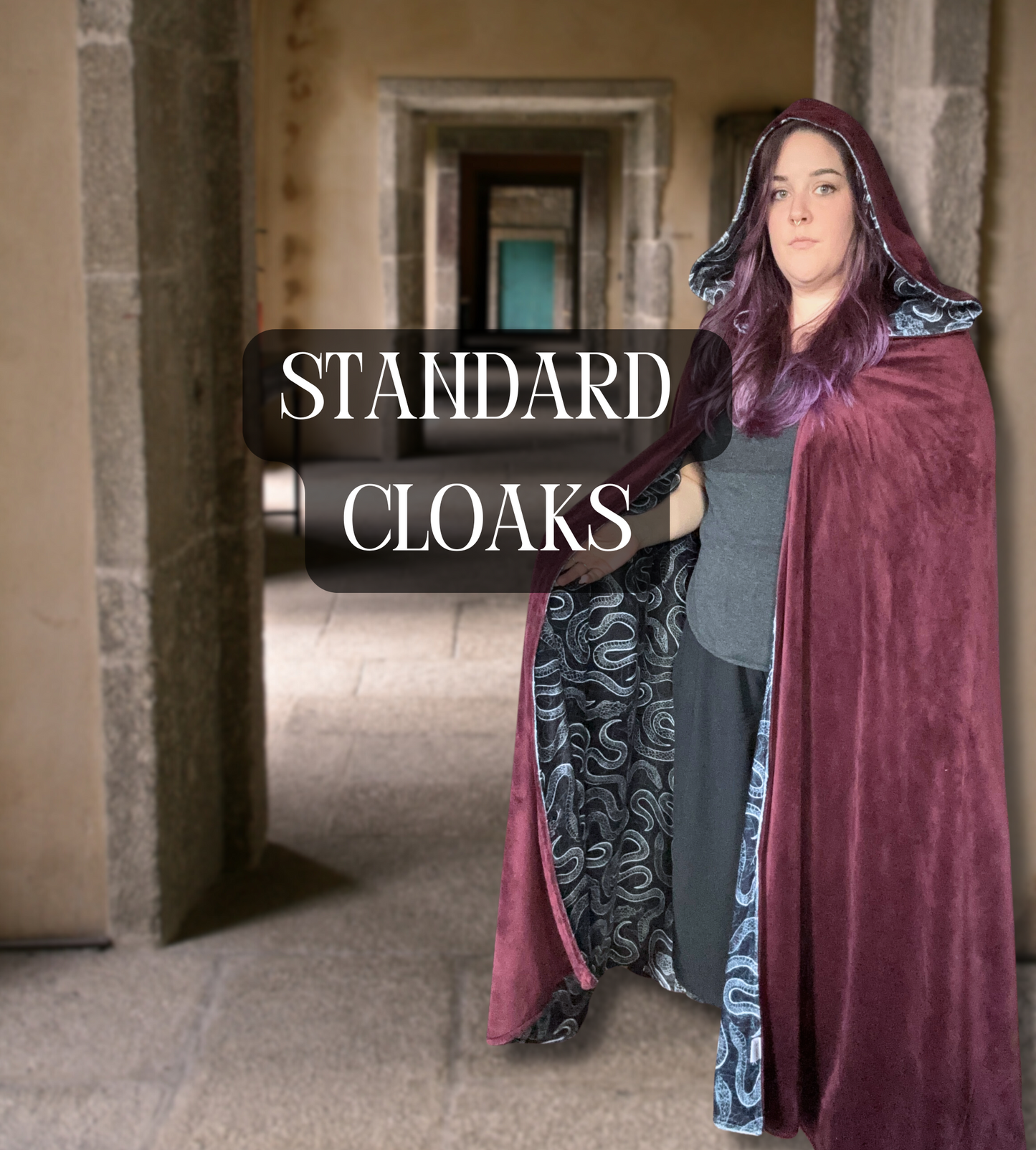 Standard Minky Cloak - Customizable Hooded Cape