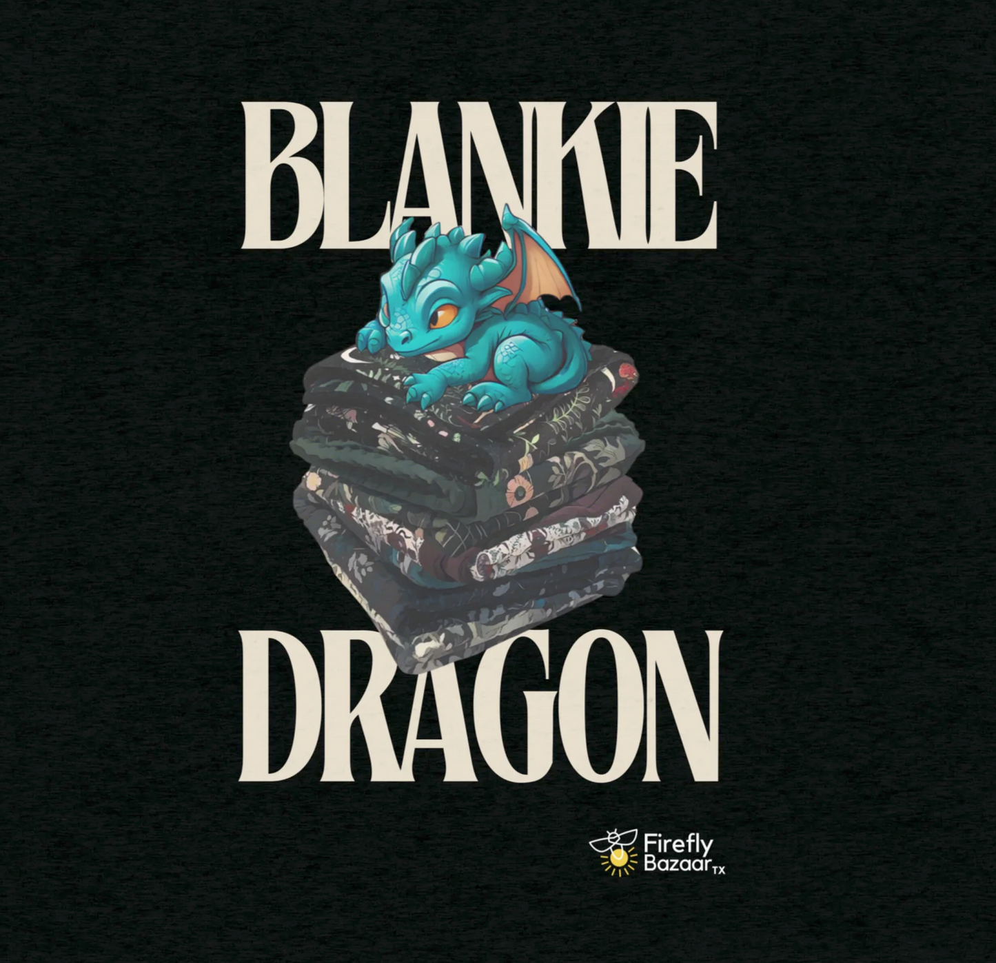 Blankie Dragon Crop Hoodie