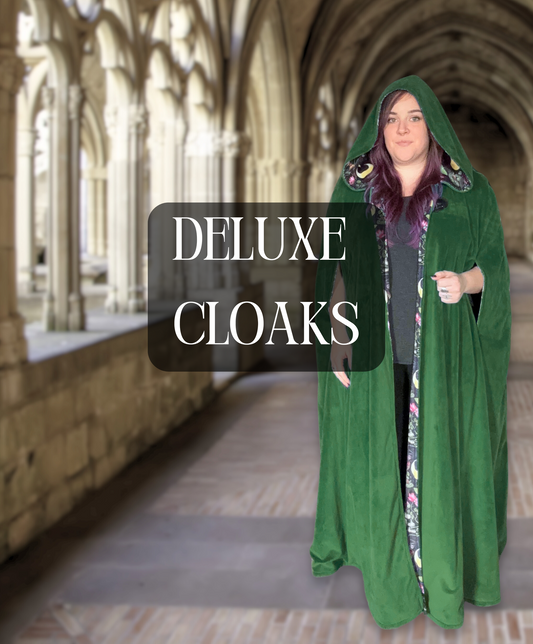 Deluxe Minky Cloak - Customizable Hooded Cape