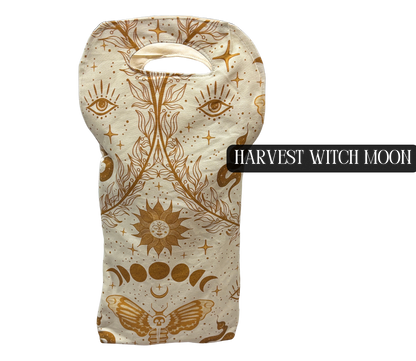 Wine Bags - Handmade, Double Bottle Size, Cotton and Linen Blend, Muslin Liner