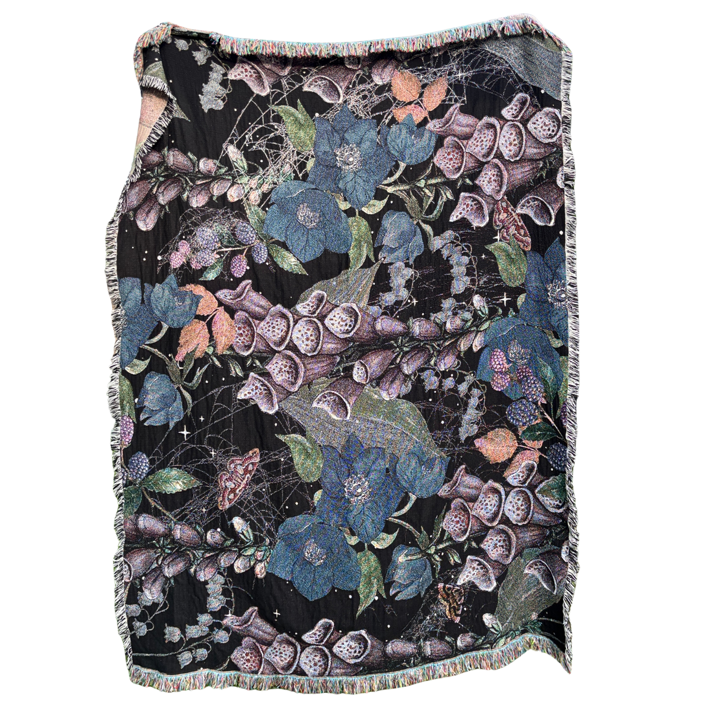 Cotton Woven Blanket - Poisonous Plant Garden