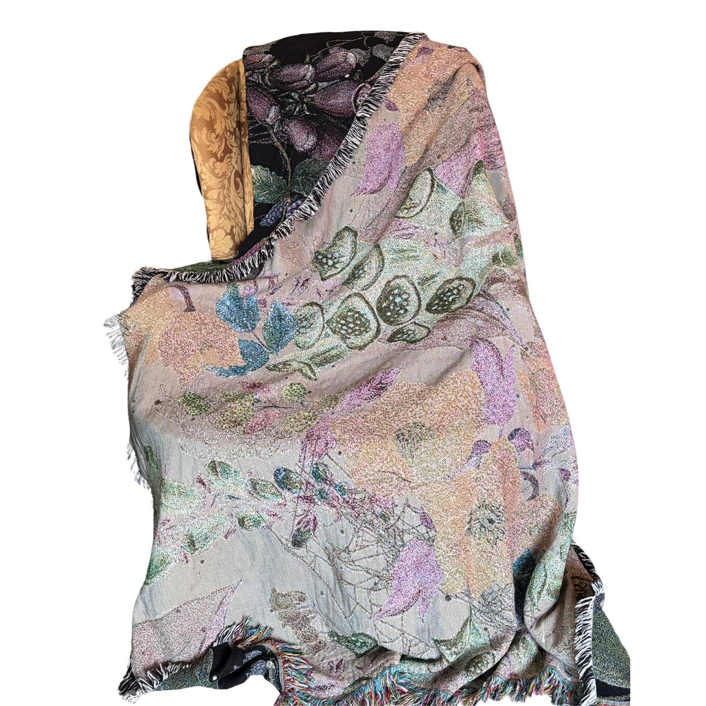 Cotton Woven Blanket - Poisonous Plant Garden