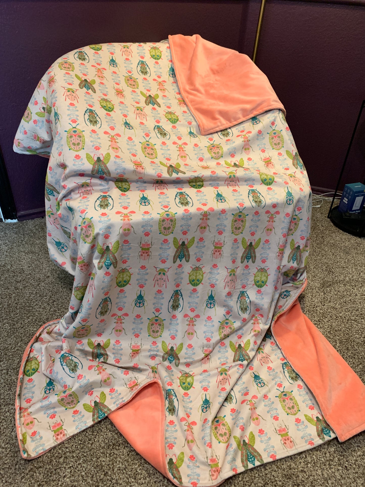 Custom Grownup Blankies - Light Collection, Minky Blanket