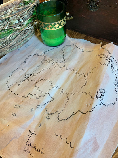 Kid-Made Paper Fantasy Maps