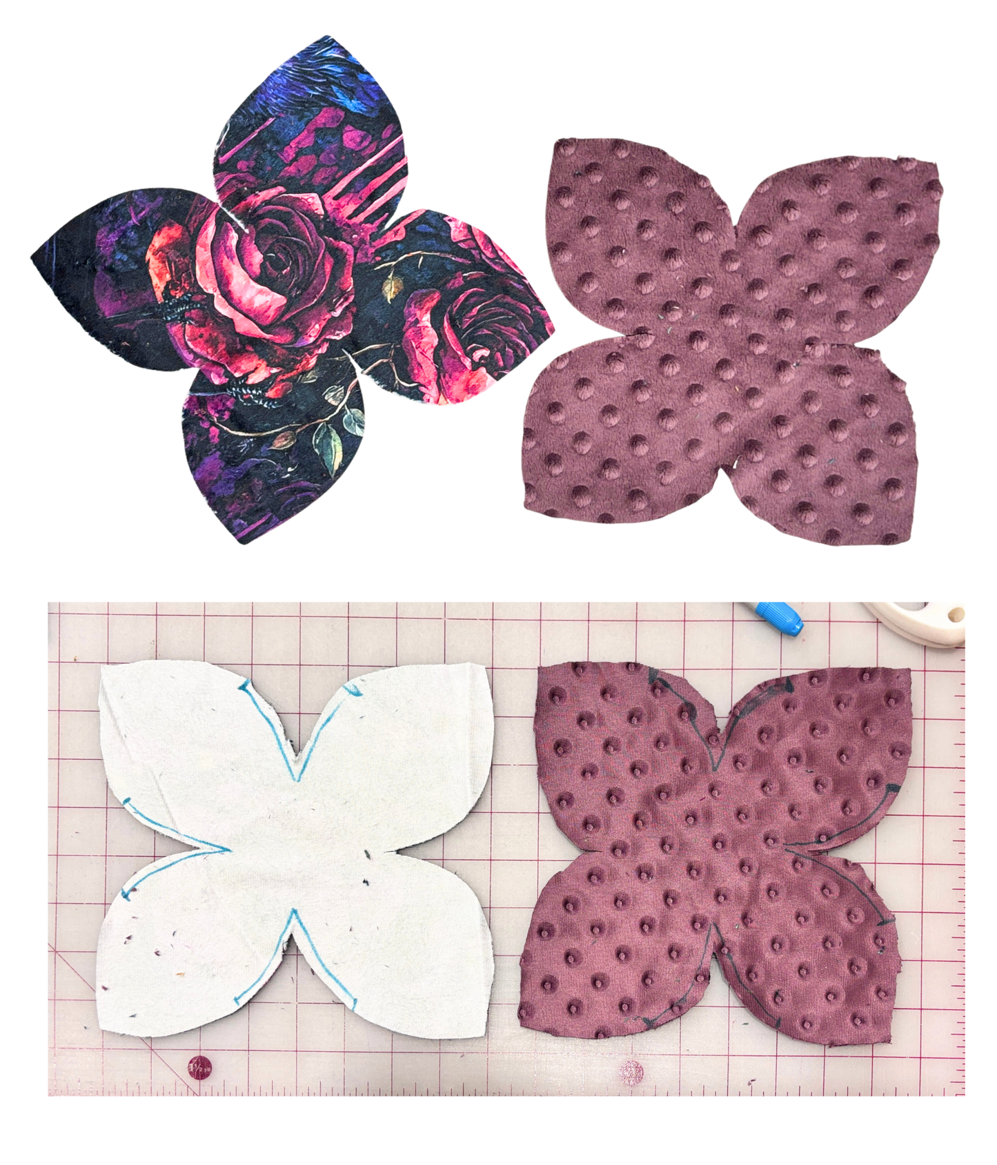 Tea Tulip Kit - Pre-Cut Fabric Bundle