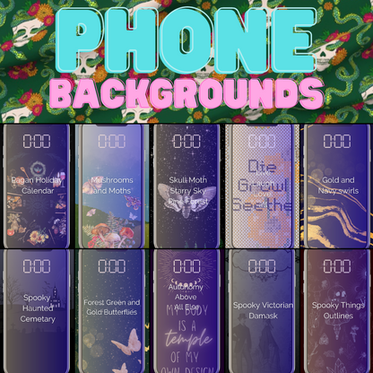 Phone Backgrounds - Digital Download
