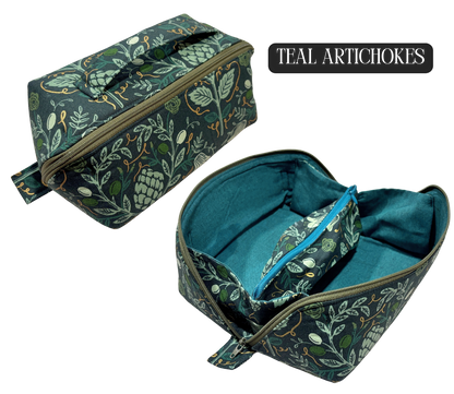 Toiletry Bag - Lay-Flat Makeup Bag