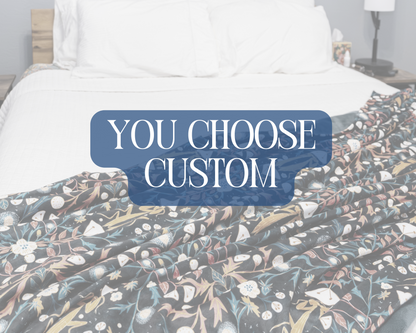 Custom Grownup Blankies - You Choose the Print