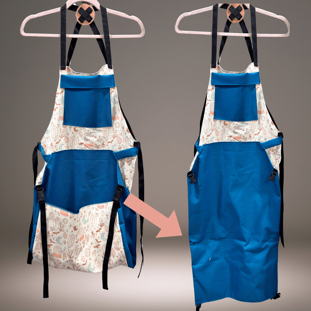 Apron with Waterproof Pocket - FireflyBazaarTX