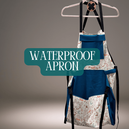 Apron with Waterproof Pocket - FireflyBazaarTX