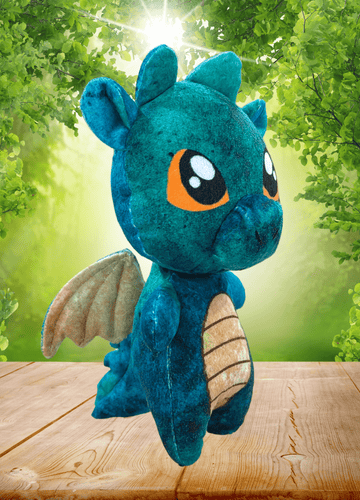 Blake the Blankie Dragon - Ready - Made Plushies - FireflyBazaarTX