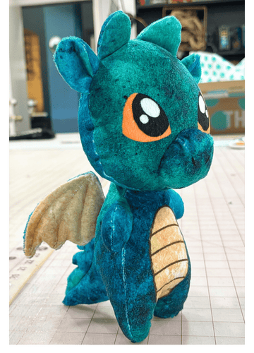 Blake the Blankie Dragon - Ready - Made Plushies - FireflyBazaarTX
