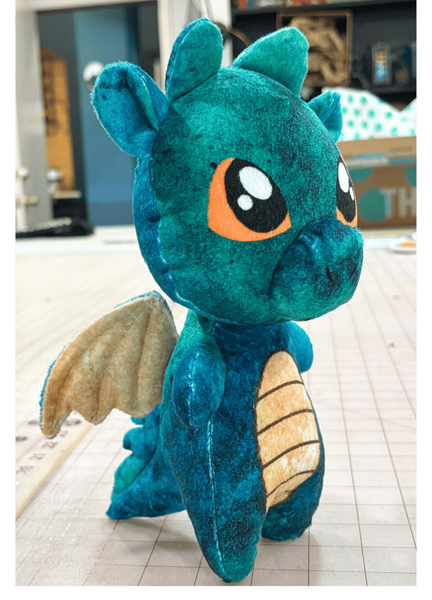 Blake the Blankie Dragon - Ready - Made Plushies - FireflyBazaarTX