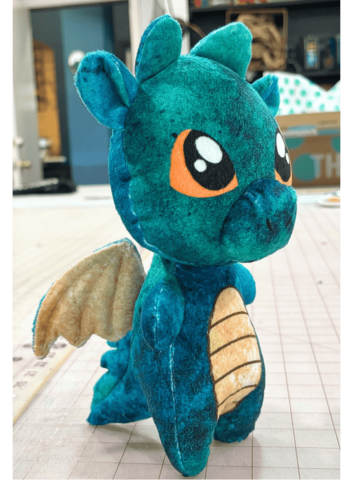 Blake the Blankie Dragon - Ready - Made Plushies - FireflyBazaarTX