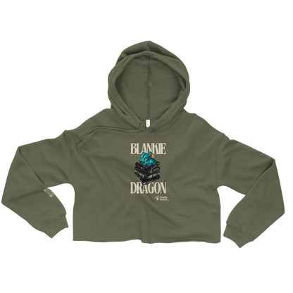 Blankie Dragon Crop Hoodie - FireflyBazaarTX