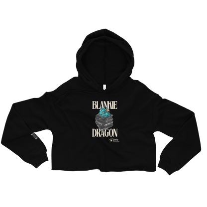 Blankie Dragon Crop Hoodie - FireflyBazaarTX