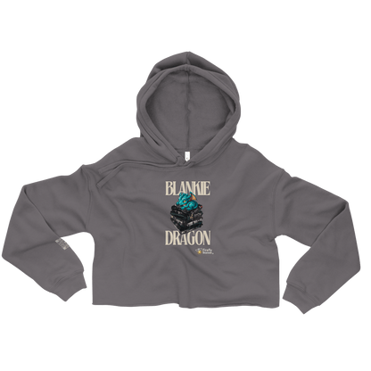 Blankie Dragon Crop Hoodie - FireflyBazaarTX