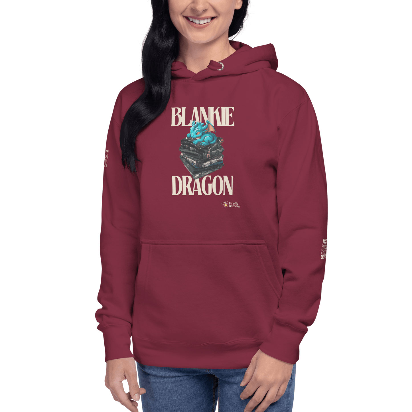 Blankie Dragon Supersoft Hoodie - FireflyBazaarTX
