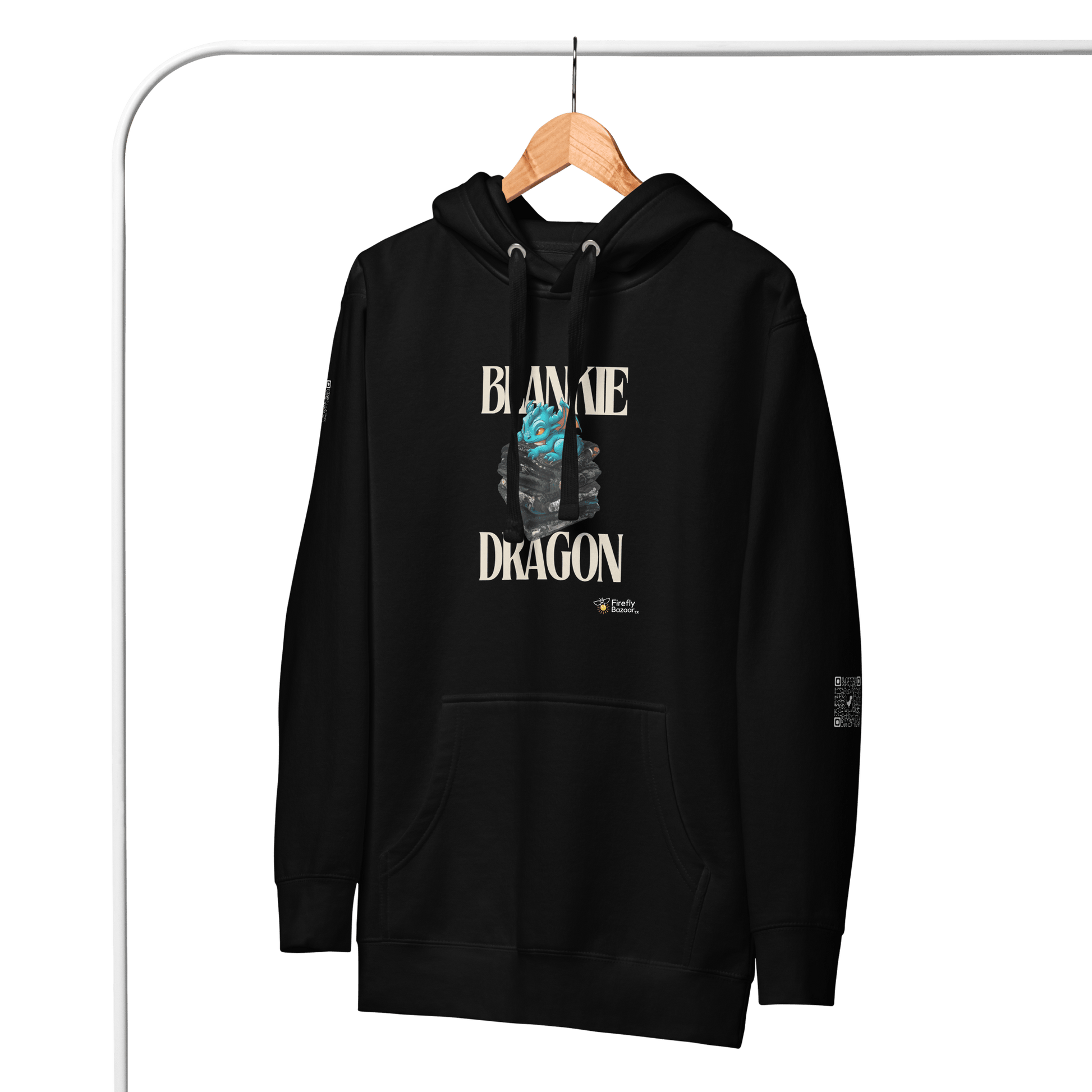 Blankie Dragon Supersoft Hoodie - FireflyBazaarTX