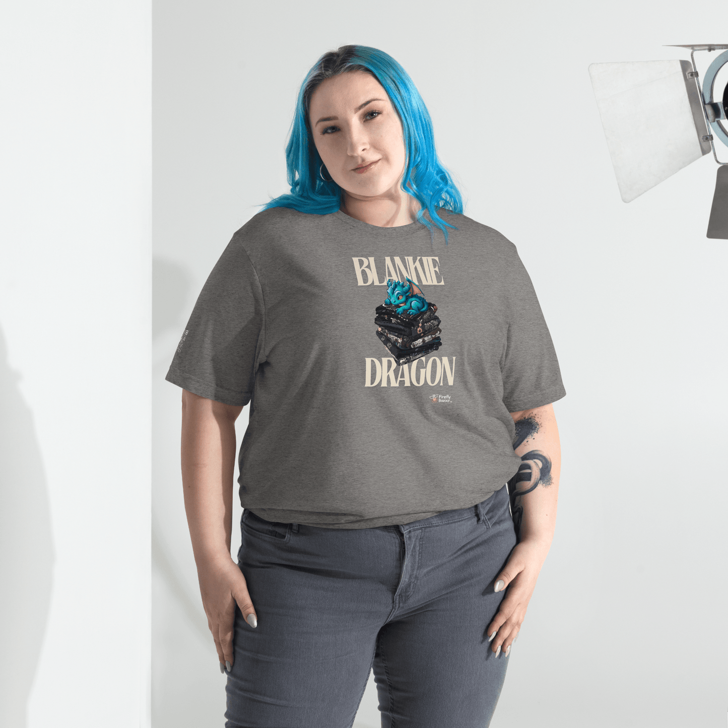 Blankie Dragon T-shirt - FireflyBazaarTX
