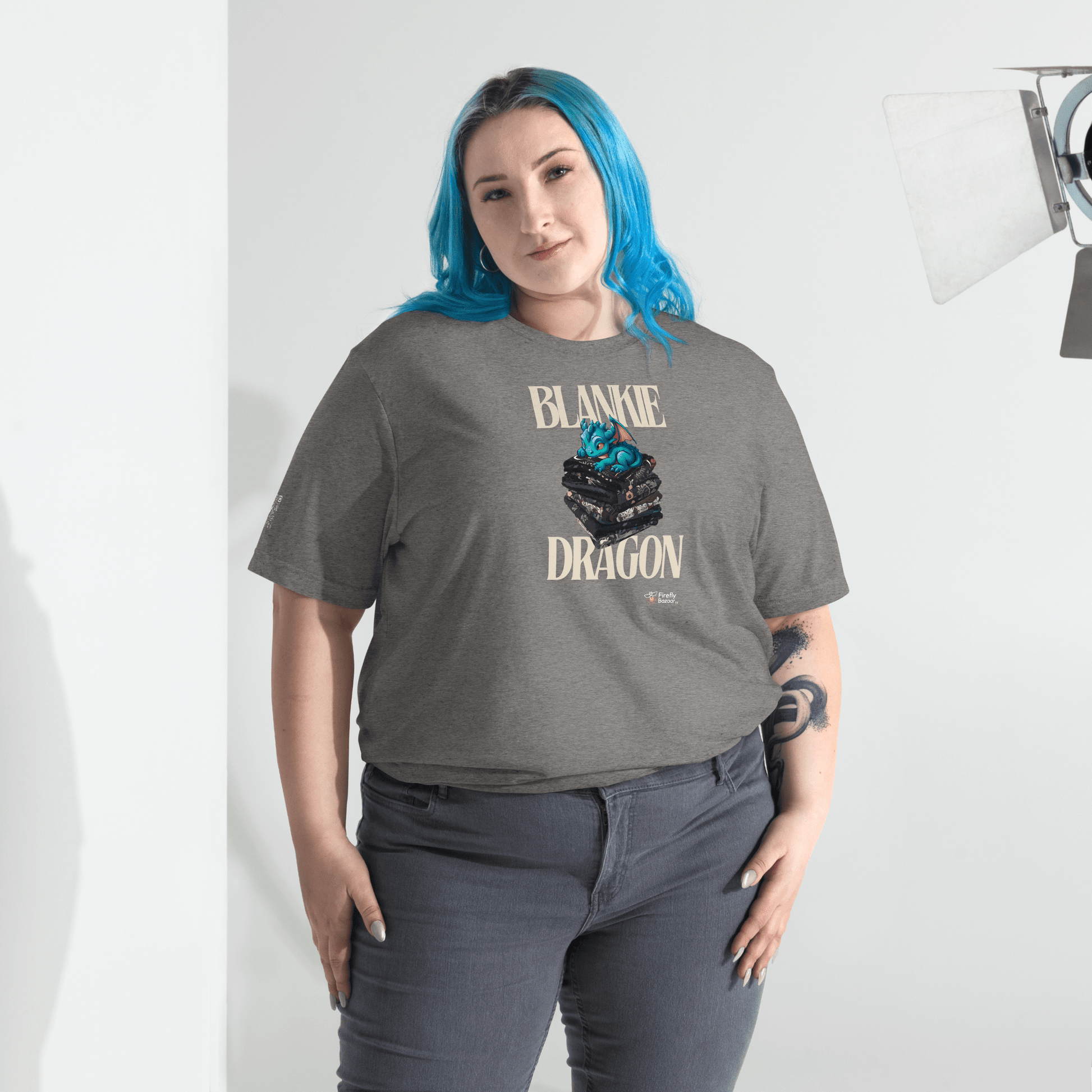 Blankie Dragon T-shirt - FireflyBazaarTX