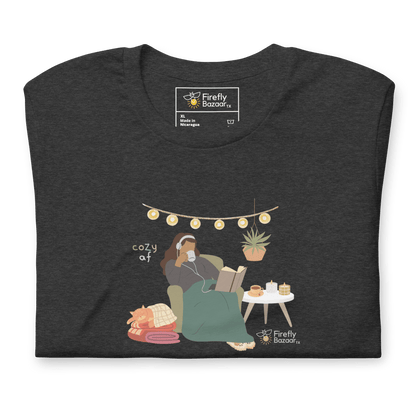 Cozy AF Tee - FireflyBazaarTX