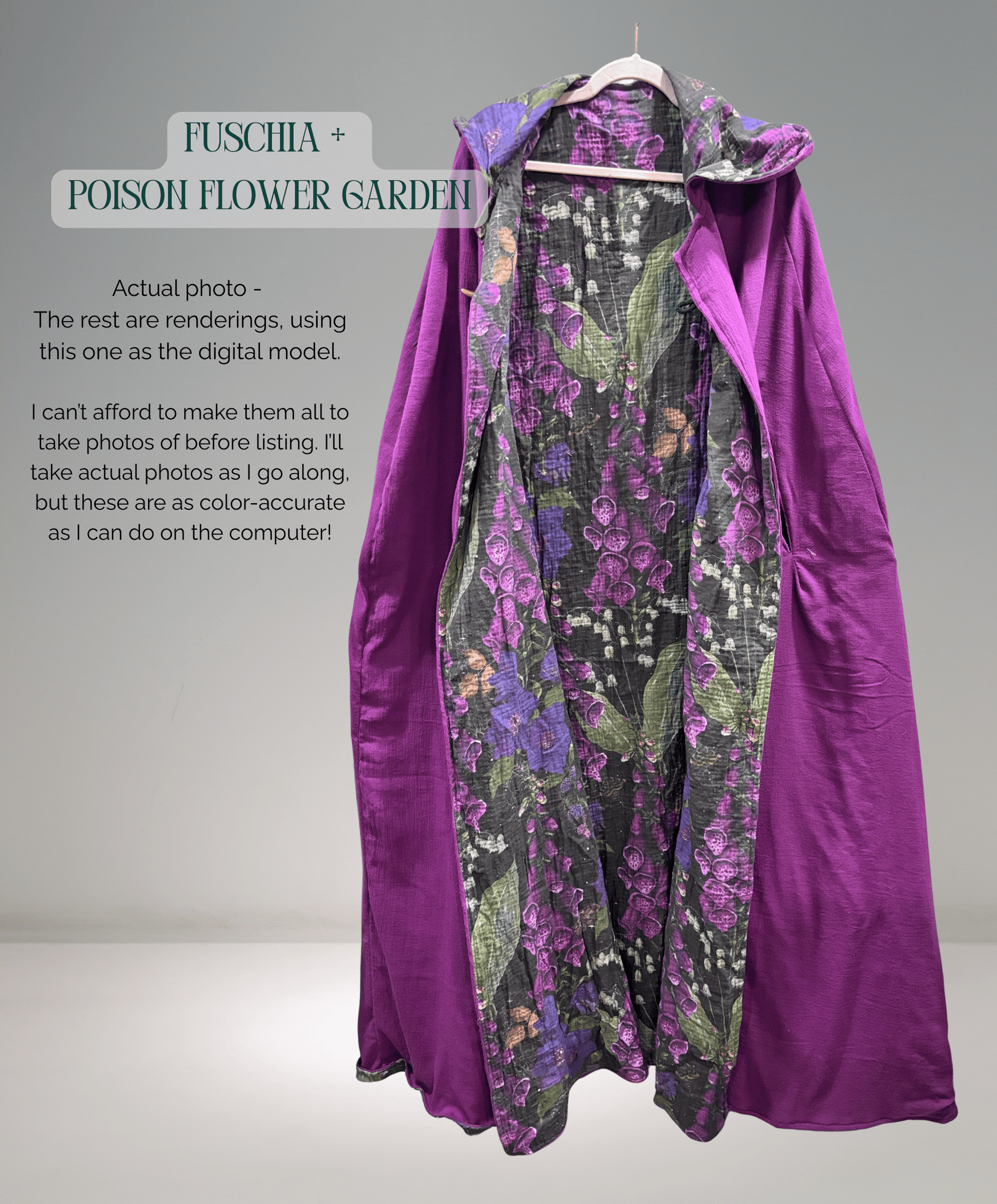 Custom Cotton Cloak - FireflyBazaarTX