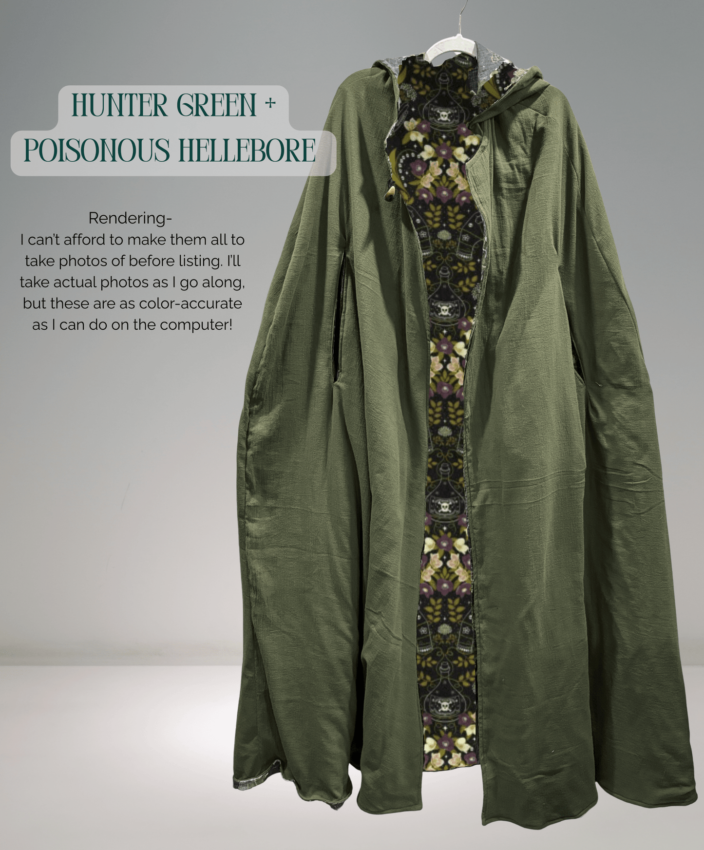 Custom Cotton Cloak - FireflyBazaarTX
