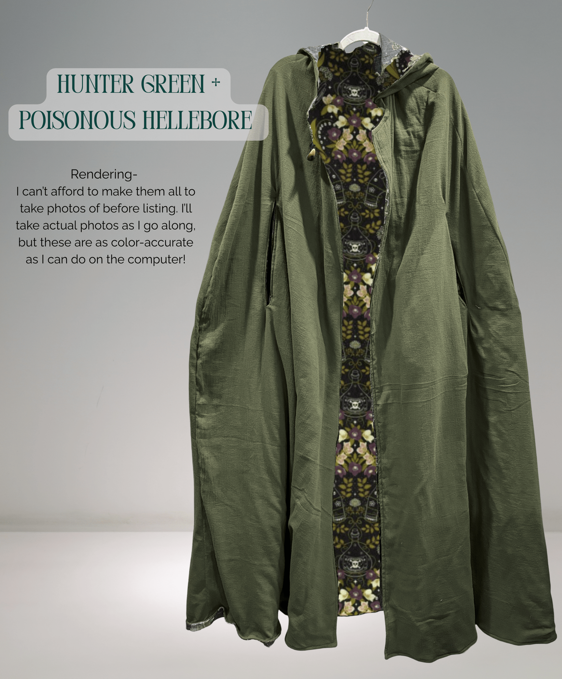 Custom Cotton Cloak - FireflyBazaarTX