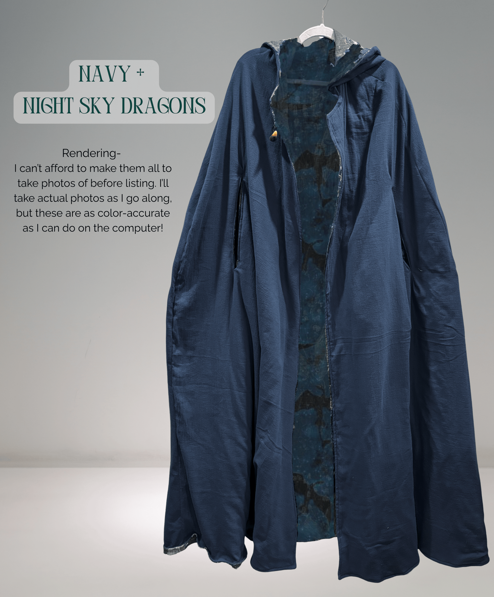 Custom Cotton Cloak - FireflyBazaarTX