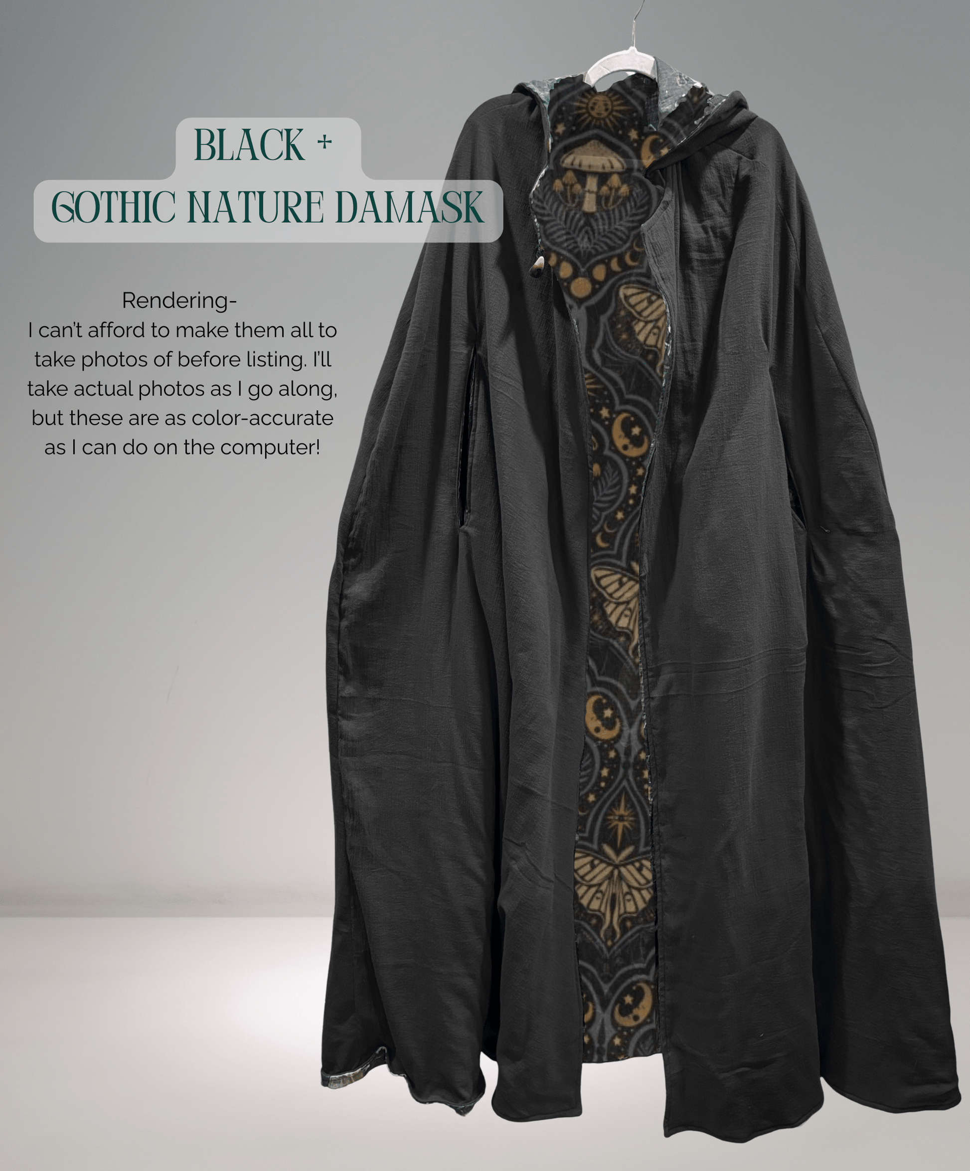 Custom Cotton Cloak - FireflyBazaarTX