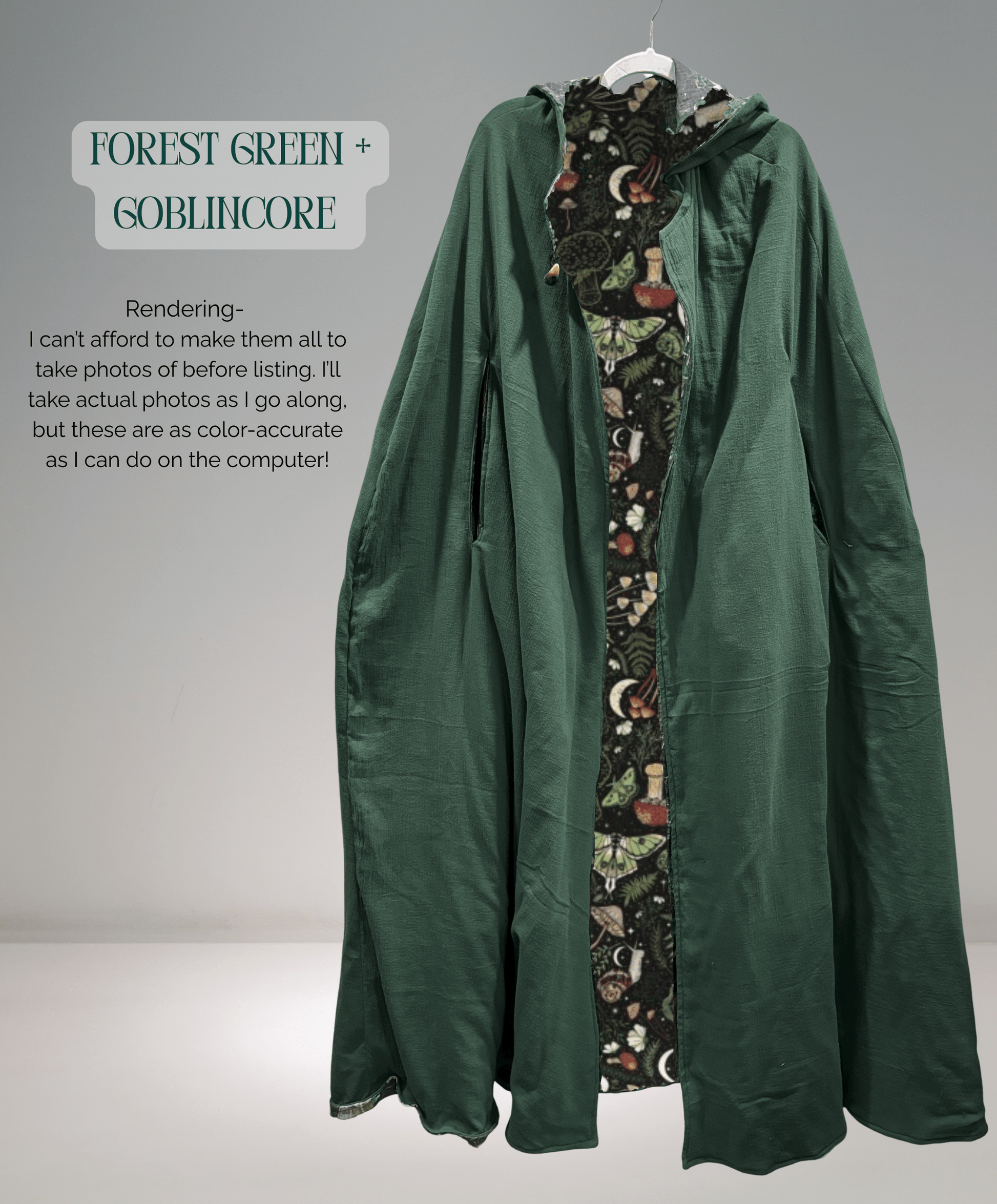 Custom Cotton Cloak - FireflyBazaarTX
