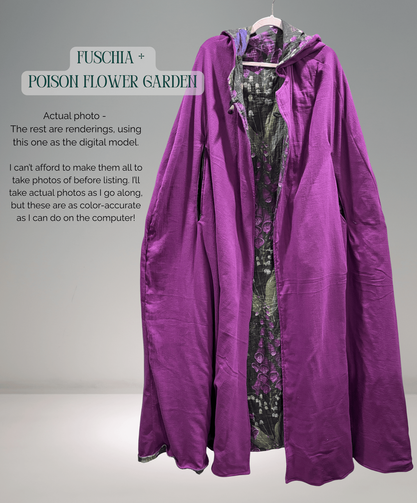 Custom Cotton Cloak - FireflyBazaarTX