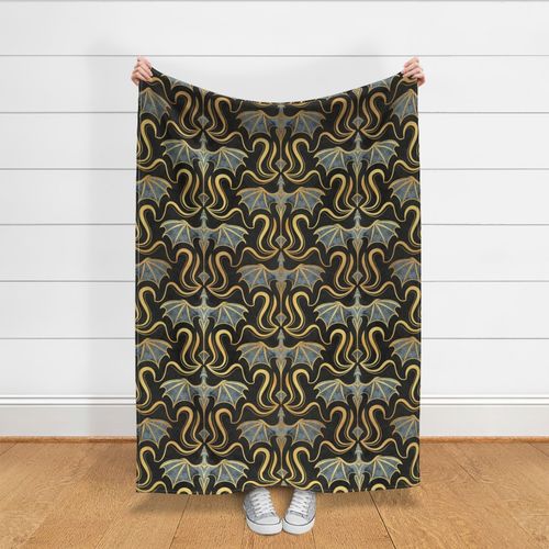 Custom Grownup Blankies - Dragon Collection, Minky Blanket - FireflyBazaarTX