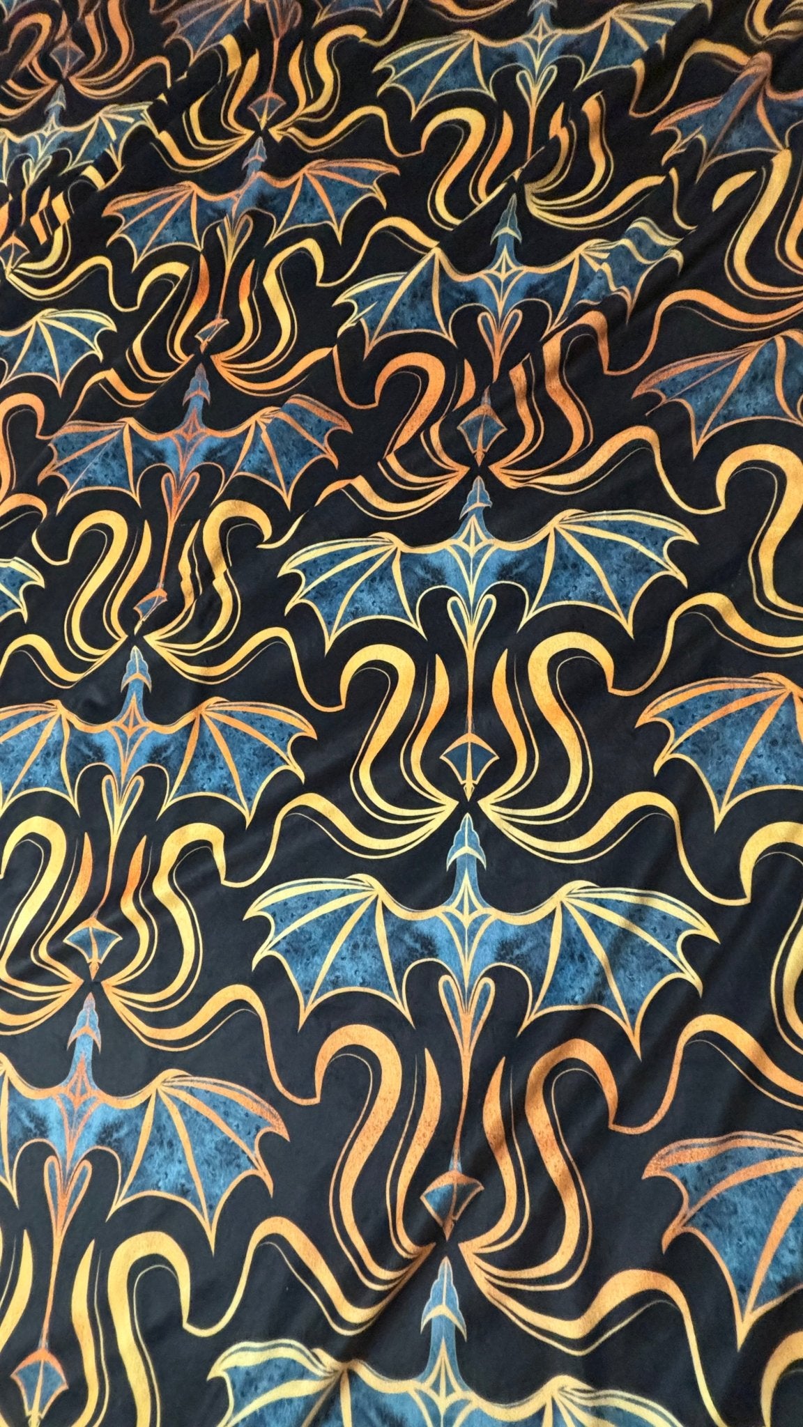 Custom Grownup Blankies - Dragon Collection, Minky Blanket - FireflyBazaarTX
