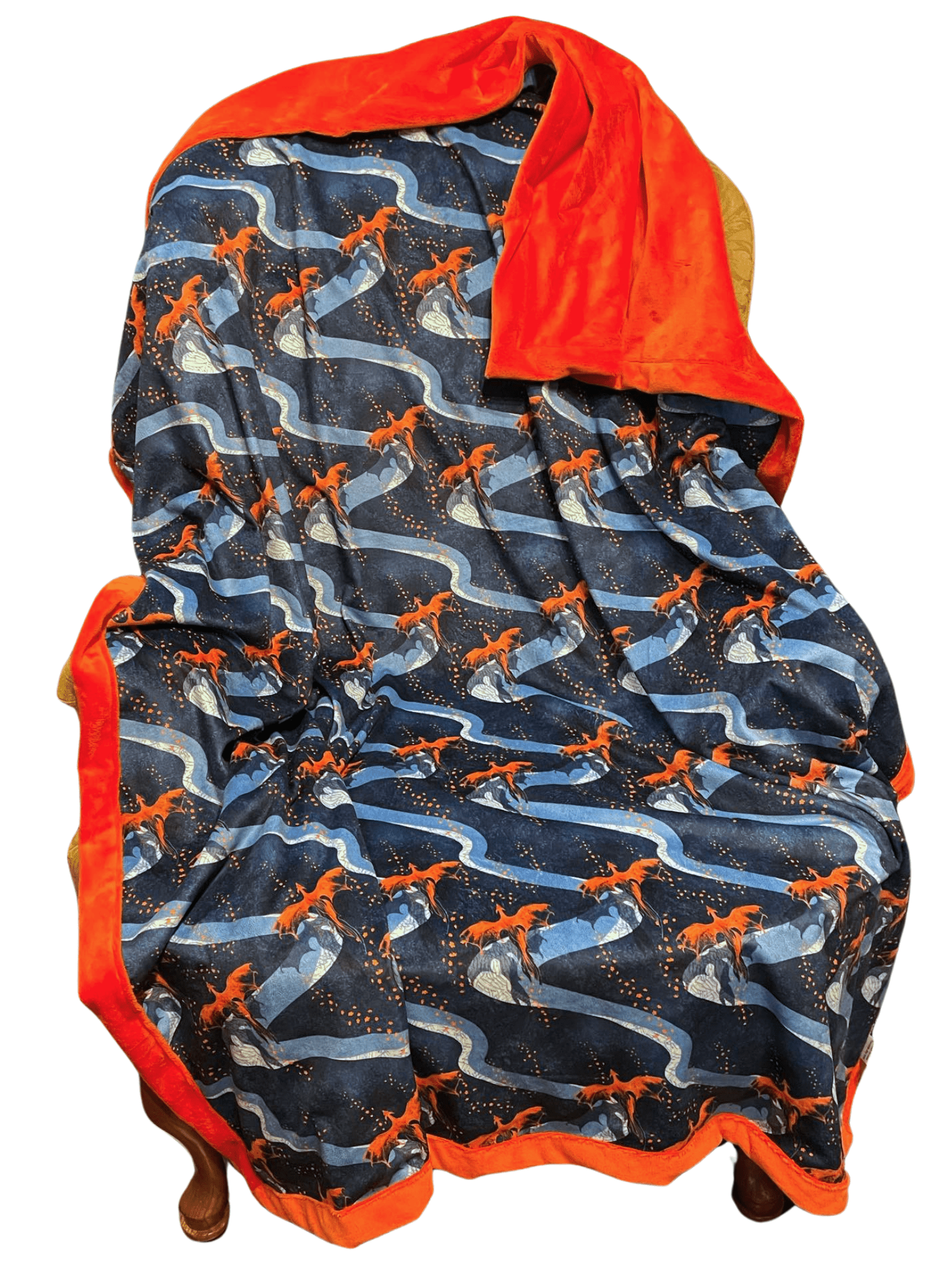 Custom Grownup Blankies - Dragon Collection, Minky Blanket - FireflyBazaarTX