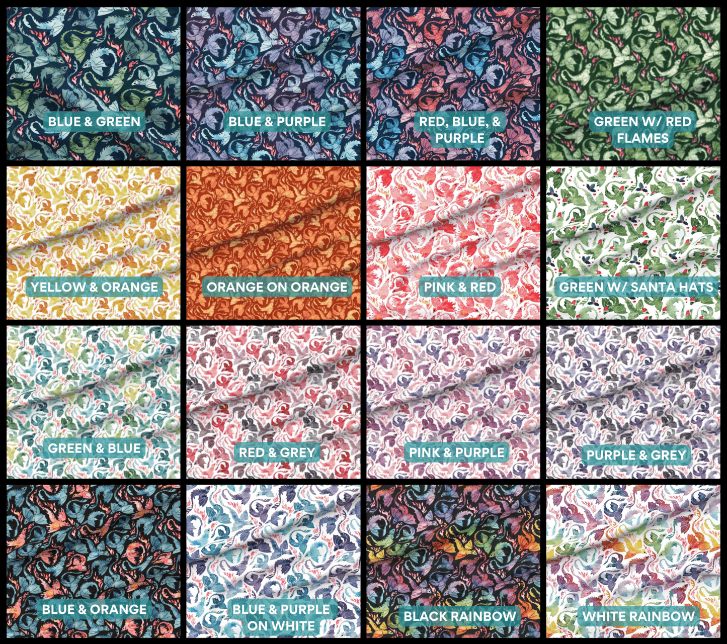 Custom Grownup Blankies - Dragon Collection, Minky Blanket - FireflyBazaarTX